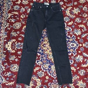 A&F High Rise Mom Jean